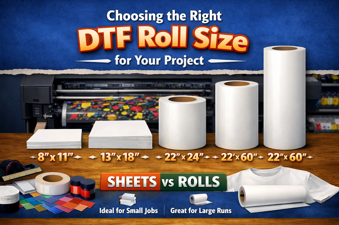 How to Choose the Right DTF Roll Size for Your Project