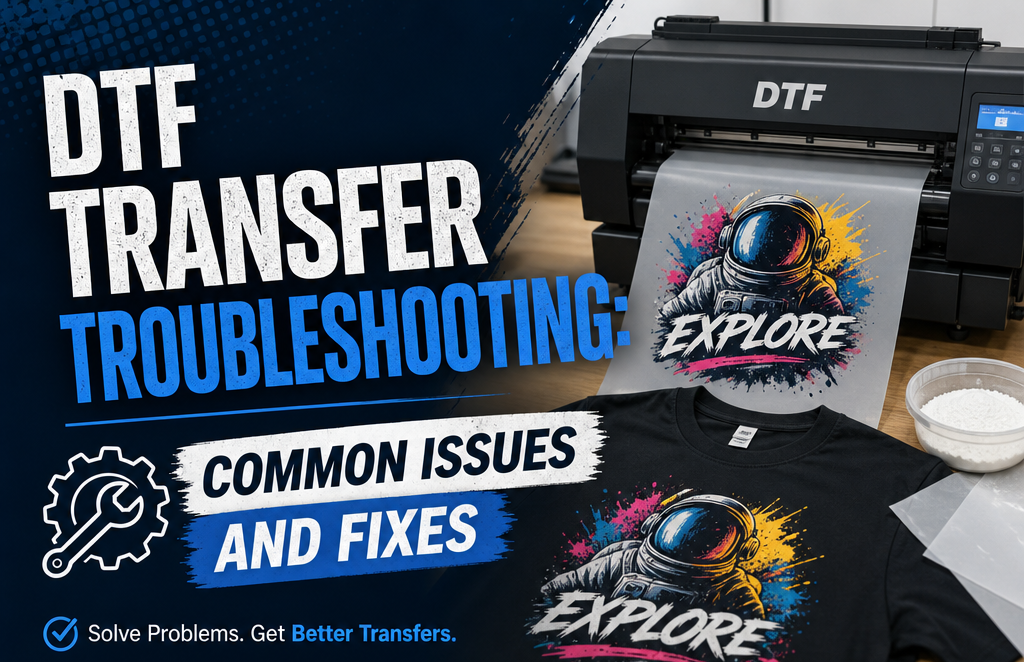 DTF Transfer Troubleshooting: Common Issues and Fixes