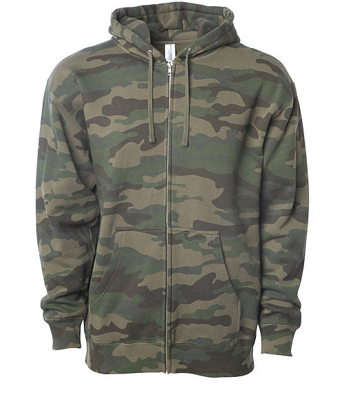 Independent Trading Co. - 8.5oz. Midweight Pullover Zip Hood - Unisex