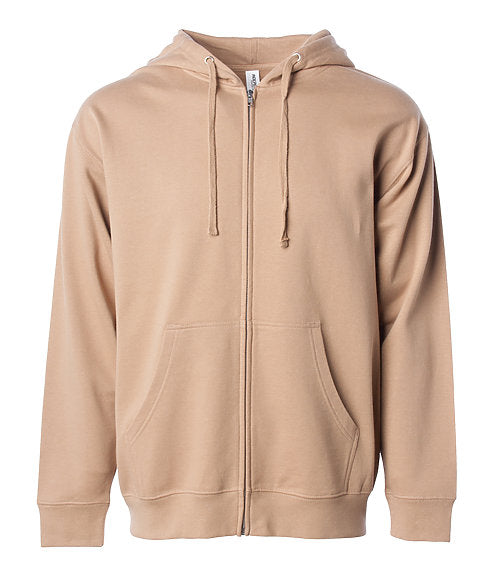 Independent Trading Co. - 8.5oz. Midweight Pullover Zip Hood - Unisex